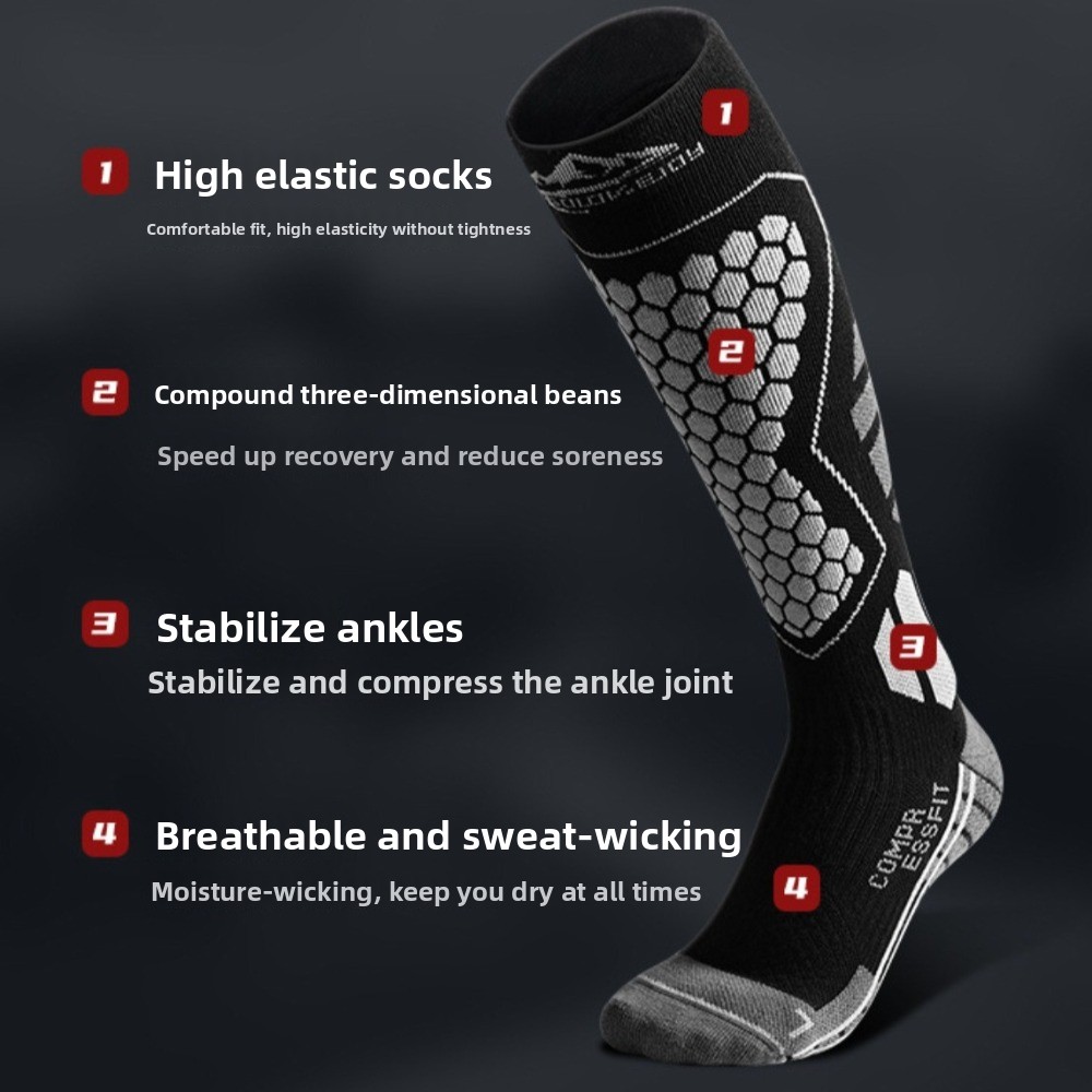 Thermal Sock Winter - New Thickened Ski Socks Breathable Anti-slip