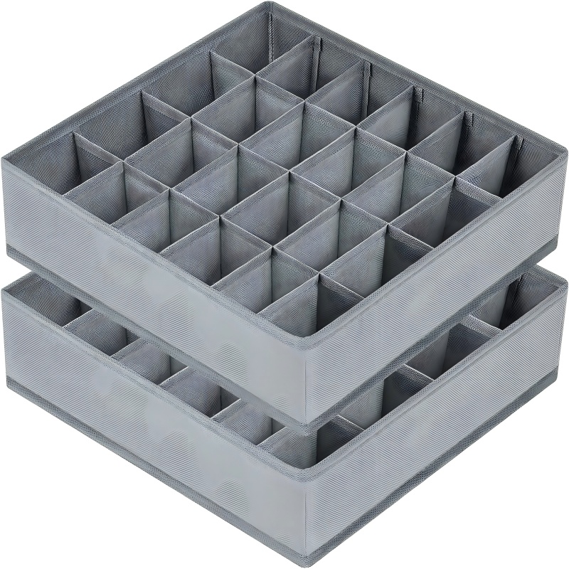 24 Grid Foldable Storage Organ - Sock Organizer Tray review and price