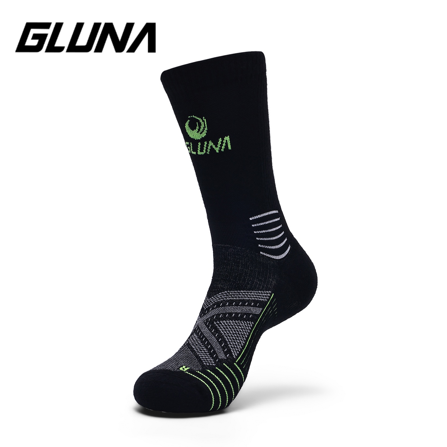 GLUNA Sports Socks for Hiking  - Wool Hiking Sock review and price